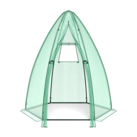 Outdoor Lawn & Garden Mini Greenhouse For Flower Pots Plants - As pic show - 63" x 63" x 72"