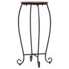 vidaXL Mosaic Tables 3 pcs Terracotta Ceramic - Orange