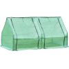 Outoodor mini greenhouse helps to protect plants;   Open Conservatory; XH - Square-green