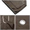 12X10ft 2T Waterproof Finial Classic Gazebo Top Chocolate - LA01