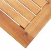 vidaXL Patio Coffee Table 23.6"x23.6"x14.2" Solid Acacia Wood - Brown