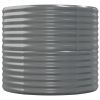 Garden Raised Bed Powder-coated Steel 59.8"x31.5"x26.8" Gray - Gray