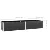 vidaXL Garden Raised Bed 78.7"x39.4"x21.3" WPC Gray - Grey