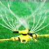 Garden Lawn Sprinkler Automatic 360 Rotating Adjustable Large Area Nursery Irrigation - Rotary sprinkler + 4 points water connection