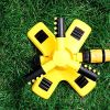 Garden Lawn Sprinkler Automatic 360 Rotating Adjustable Large Area Nursery Irrigation - Rotary sprinkler + 1 inch water connection